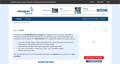 Desktop Screenshot of forums.deeperblue.com