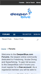 Mobile Screenshot of forums.deeperblue.com